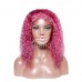 Stema Neon Pink Deep Wave 13x4 Lace Frontal Human Hair Wig